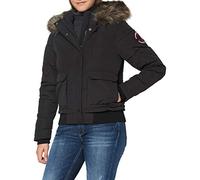 Superdry Everest Bomber Veste, Noir, XL (Taille Fabricant:16) Femme