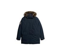 Superdry Everest Faux Fur Jacket Bleu S Homme
