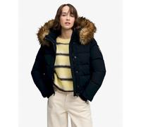 Superdry - Everest Hooded Bomber Jkt - Doudoune femme Eclipse Navy - UK 6 - XXS
