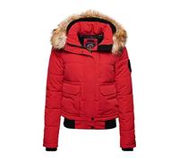 Superdry Femme Bomber aviateur Everest Rouge Très Vif 38