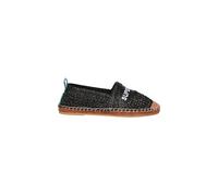 Superdry Femme Crochet Espadrille EMB Shoe Chaussures de randonnée, Noir, 39 EU