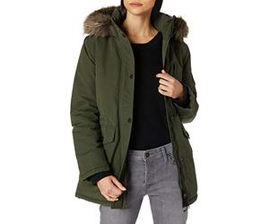Superdry Femme Parka Everest Kaki Militaire 36