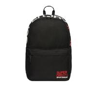 Superdry, Femme, Sacs, Noir, Taille: ONE Size Sac à dos noir avec logo brodé compartiment pour ordinateur portable