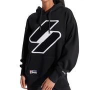 Superdry, Femme, Sweatshirts et sweats à capuche, Noir, Taille: 36 FR Sweat à Capuche Logo Classique