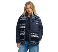 Superdry Fleece Onion Quilt Hybrid Jacket Bleu XL Femme