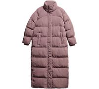 Superdry Flint Purple Maxi Longline Puffer Jacket