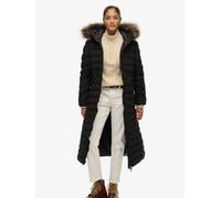 Superdry Fuji Manteau long en fausse fourrure à capuche