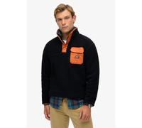 Superdry - Fuji Popper Neck Fleece - Polaire homme Eclipse Navy - XXL