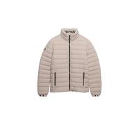 Superdry Fuji Print Padded Jacket Anorak, Château Grey, S pour Homme, Gris Château, Small
