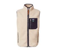 Gilet en polaire rétro vintage Superdry beige noir - XL