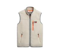 Superdry Gilet polaire d'extérieur pour femme, noir/noir, 36