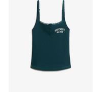 Superdry Green Athletic Essential Button Cami
