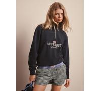 Superdry Green/Blue Yellow Check Cotton Shorts Green/Blue EU 44 (UK 16)
