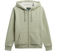 Superdry Green Borg Lined Zip Hoodie