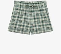 Superdry Green Check Cotton Elastic Shorts Green Check 16