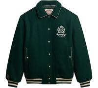 Superdry Green Country Club Wool Bomber Jacket