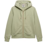 Superdry Green Essential Logo Zip Hoodie