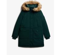 Superdry Green Everest Faux Fur Parka Coat