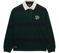 Superdry Green Heritage Stripe Rugby Shirt Green EU 38 (UK 10)