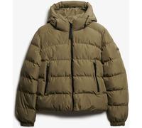Superdry Green Hooded Sports Puffer Jacket