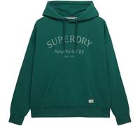 SUPERDRY Green Luxe Casual Relaxed Hoodie