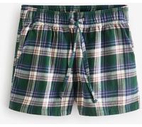Superdry Green Mix Check Cotton Elastic Shorts Green Mix Check 36