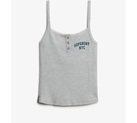 Superdry Grey Athletic Essential Button Cami