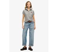 Superdry Grey Athletic Essentials Graphic Polo Shirt Grey EU 40 (UK 12)