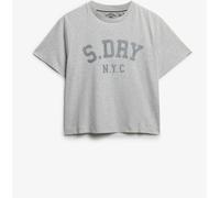 Superdry Grey Athletic Essentials Loose T-Shirt