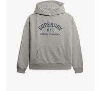 Superdry Grey Athletic Essentials Relaxed Hoodie