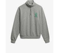 Superdry Grey Country Club Crest Half Zip Sweatshirt