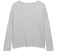 Superdry Grey Studios Boat Neck Slub Long Sleeve Top