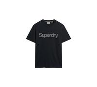 Superdry Haut à Manches Courtes Chemise, Bleu Marine (Eclipse Navy), XL Homme