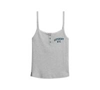 Superdry Haut 'Athletic Essentials' gris chiné, Taille M