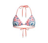 Superdry Haut de bikini triangle avec lacets, Bandana rose, L