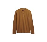 Superdry Haut Gaufré À Manches Longues Henley T-Shirt Homme