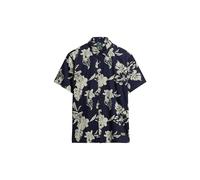 Superdry Chemise homme à manches courtes Hawaiian Print Bleu Taille L