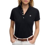 Superdry Heritage Slim Fit Polo T-Shirt, Eclipse Navy, 42 Femmes