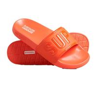 Superdry Homme Code Core Vegan Pool Slide Tongues, Orange (Flare Orange), Medium