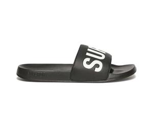 Superdry Homme Core Graphic Pool Slide Sandal, Noir, 42 EU