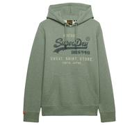 Superdry Homme Hoodie - Vl Heritage Détente Capuche, Logo, Uni