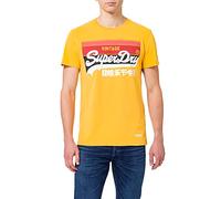 Superdry Homme M1011241A VL Cali Stripe THÉ 180, Utah Gold, S