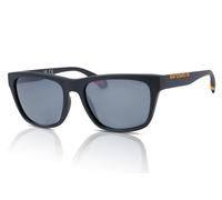Superdry Homme Soleil SDS-5009 Polarisé 104P Noir Orange / Argent Miroir