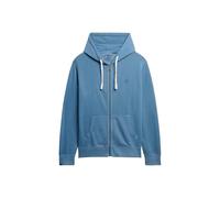 Superdry Homme Sweat À Capuche Zippé Classique Essentiel, Wedgewood Blue, L