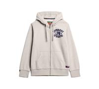 Superdry, Homme, Sweatshirts et sweats à capuche, Gris, Taille: S SweaT-shirt Vintage Athletic zippé