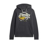 Superdry, Homme, Sweatshirts et sweats à capuche, Gris, Taille: XL New York Vintage Logo Sweat à capuche
