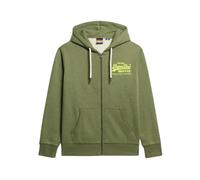Superdry, Homme, Sweatshirts et sweats à capuche, Vert, Taille: S Sweat à Capuche Graphique Neon VL en Vert Olive