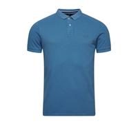 Superdry, Homme, Tops, Bleu, Taille: M Polo Vintage Logo Coton Biologique Bleu