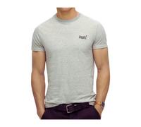 Superdry, Homme, Tops, Gris, Taille: 2XL T-shirt essentiel avec logo brodé