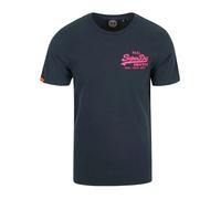 Superdry, Homme, Tops, Gris, Taille: XL T-shirt Relax Coupe Décontractée Logo Brodé
